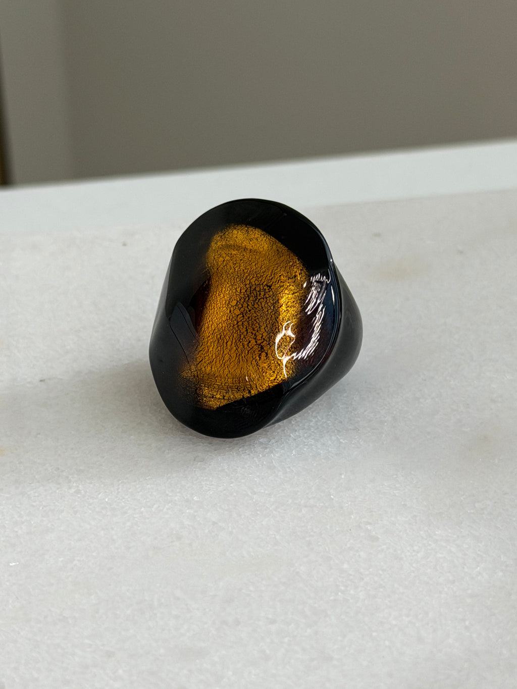 VENETIAN MURANO GLASS STATEMENT RING