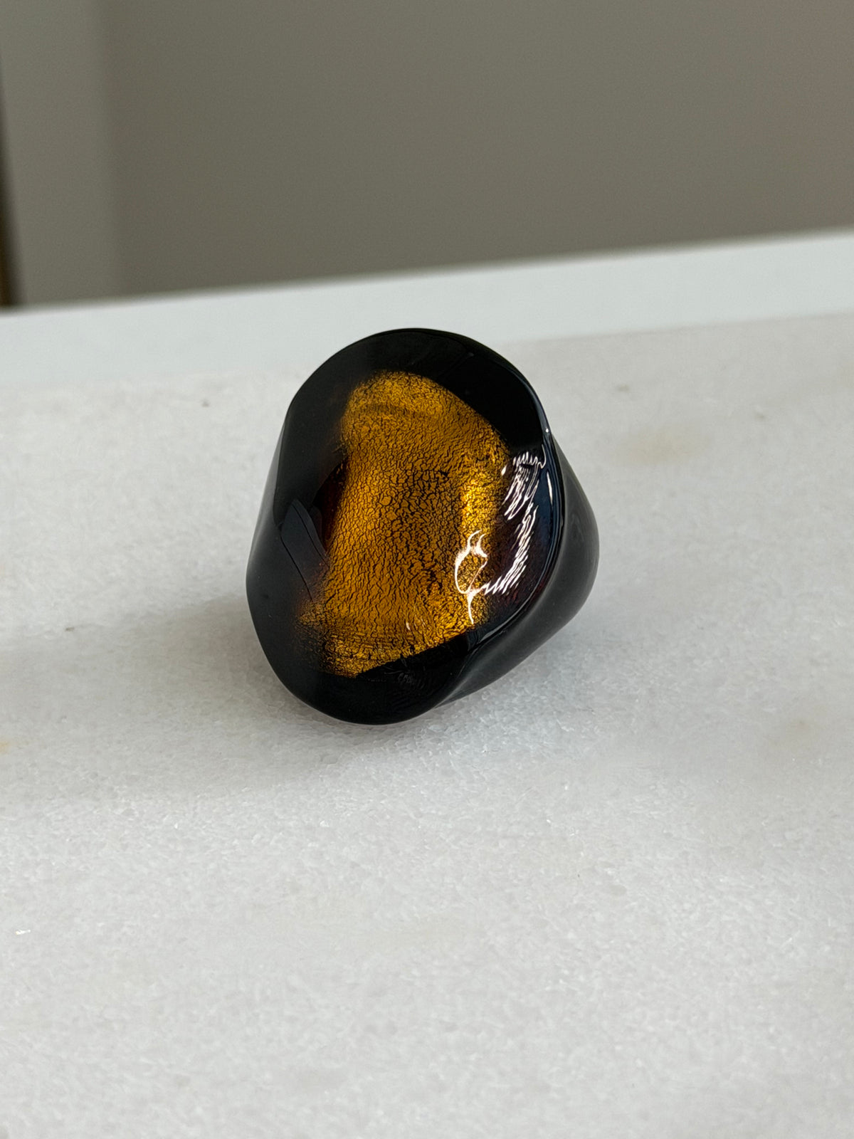 VENETIAN MURANO GLASS STATEMENT RING