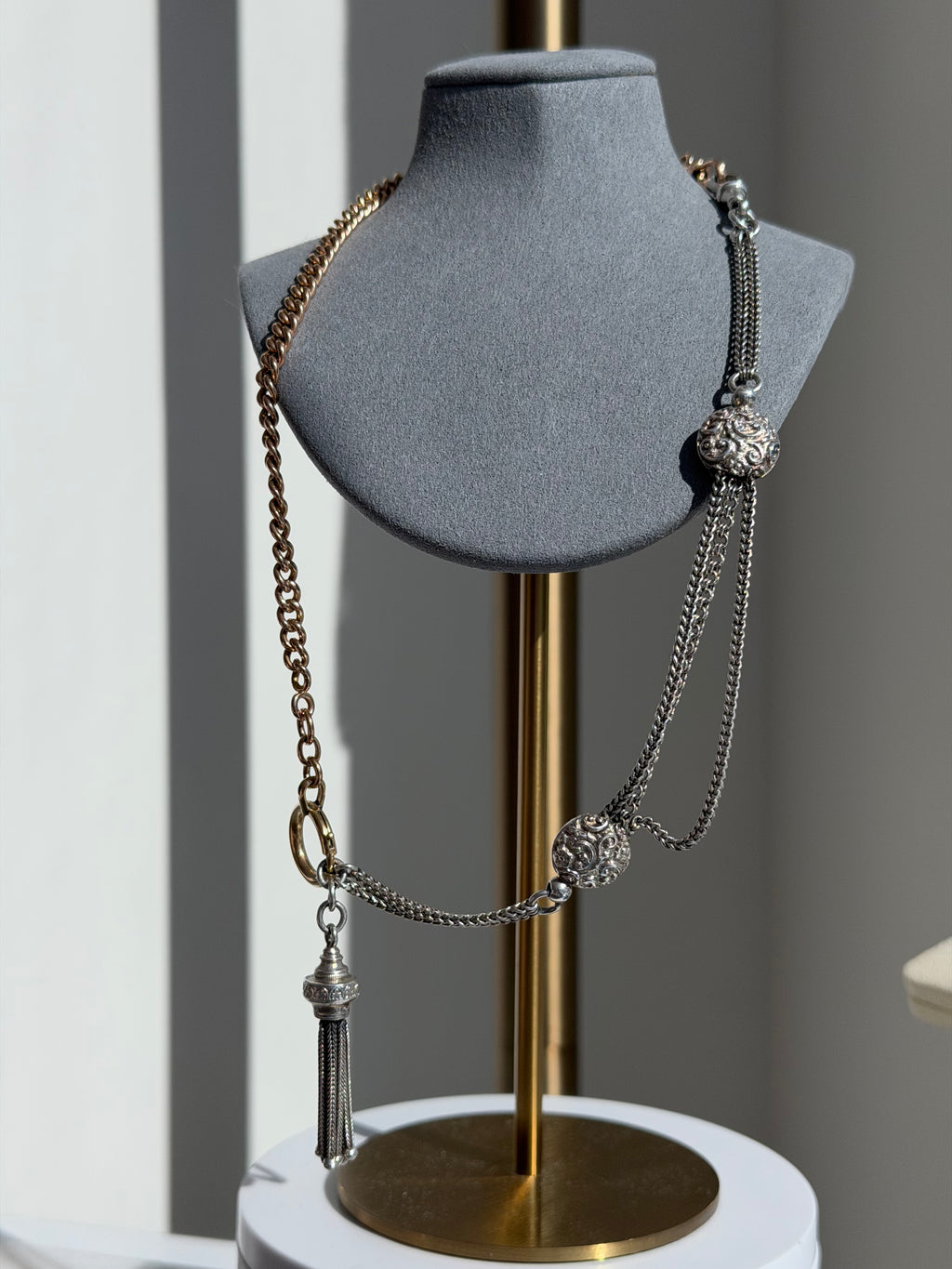 ANTIQUE SILVER ALBERTINA