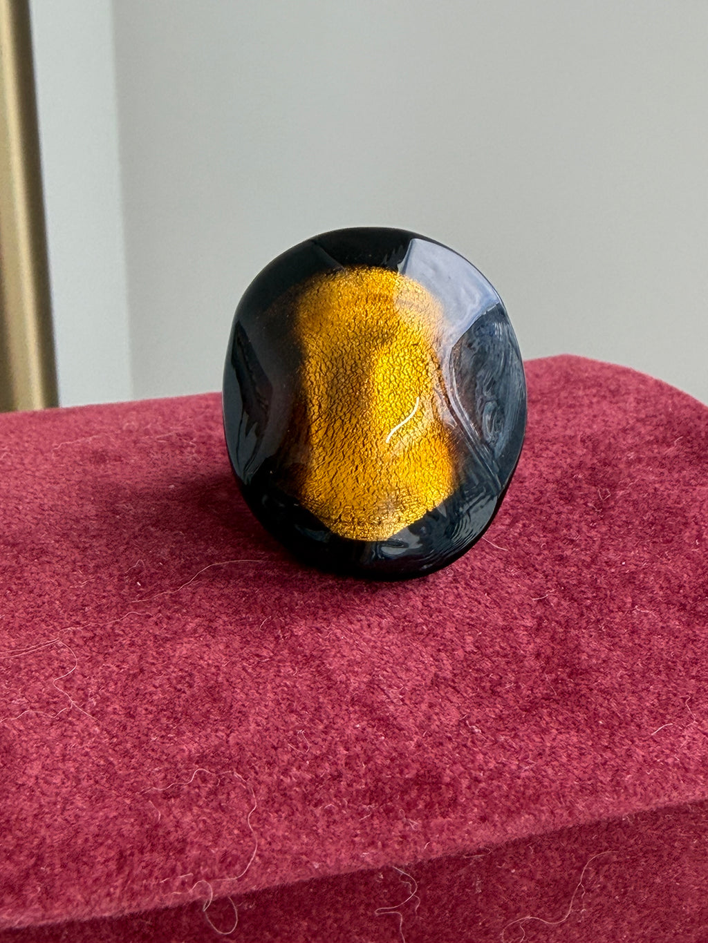 VENETIAN MURANO GLASS STATEMENT RING