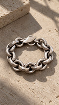 MID-CENTURY DANISH STERLING SILVER LINK BRACELET — PRE-SALE