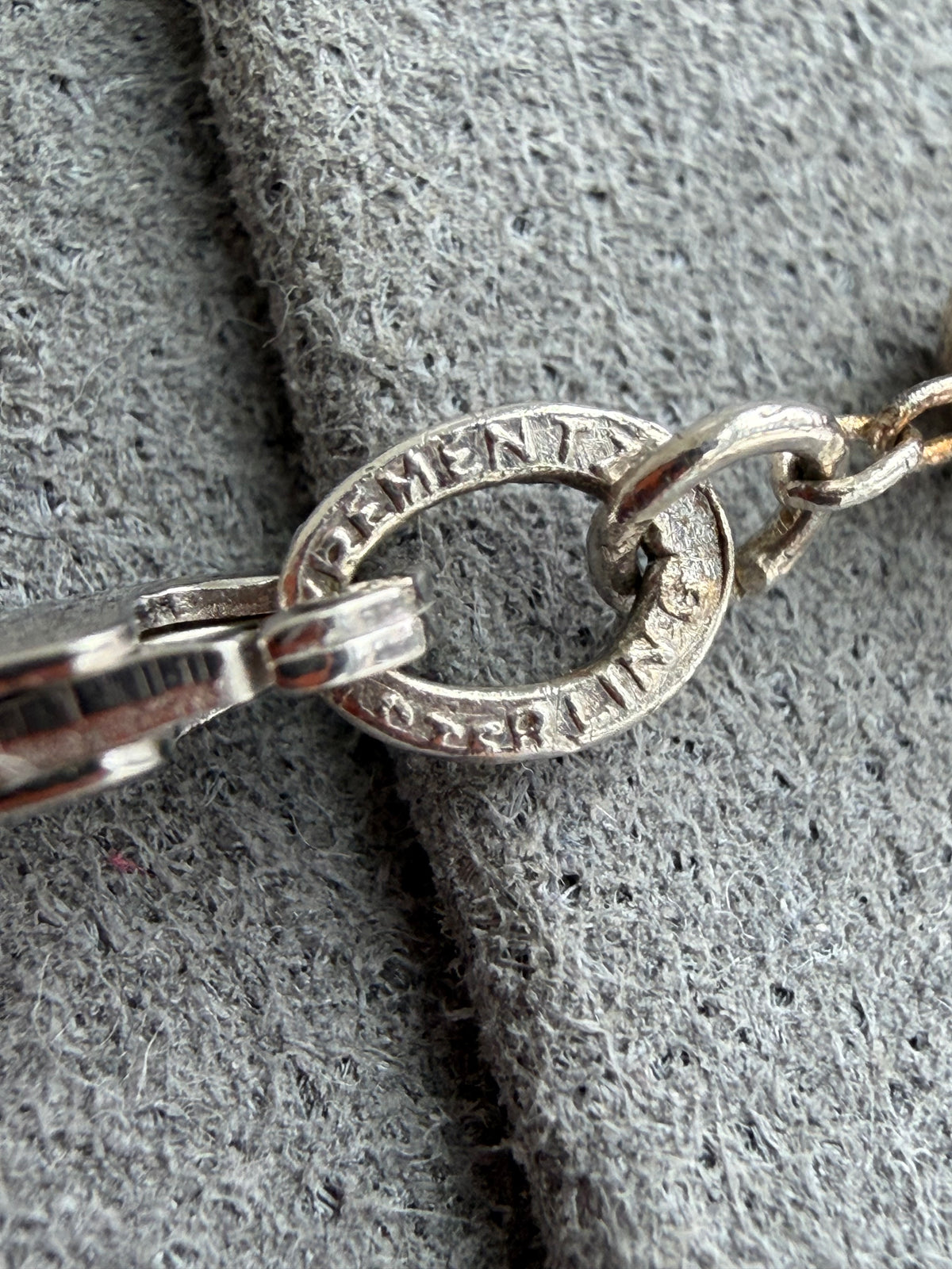 VINTAGE STERLING SILVER GRADUATED BALL CHAIN