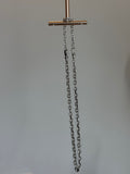 ANTIQUE SOLID STERLING SILVER CABLE CHAIN