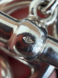 French Silver Mariner Heavy Mariner Bracelet Hallmarked