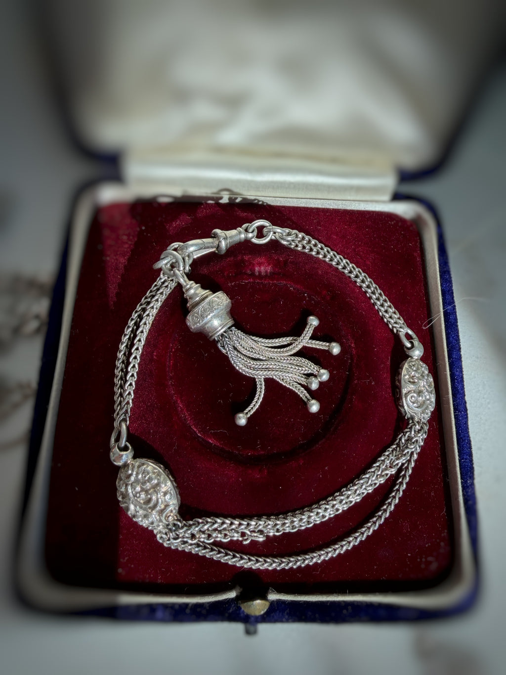 ANTIQUE SILVER ALBERTINA