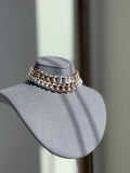 SILVER CENTER ZEBRA BRACELET