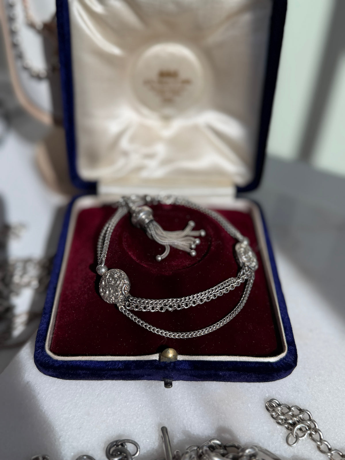ANTIQUE SILVER ALBERTINA