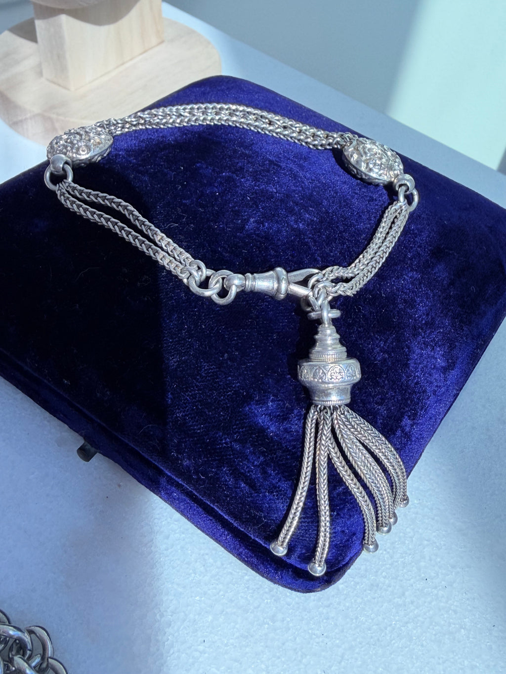 ANTIQUE SILVER ALBERTINA