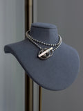 GUCCI STERLING SILVER BALL CHAIN