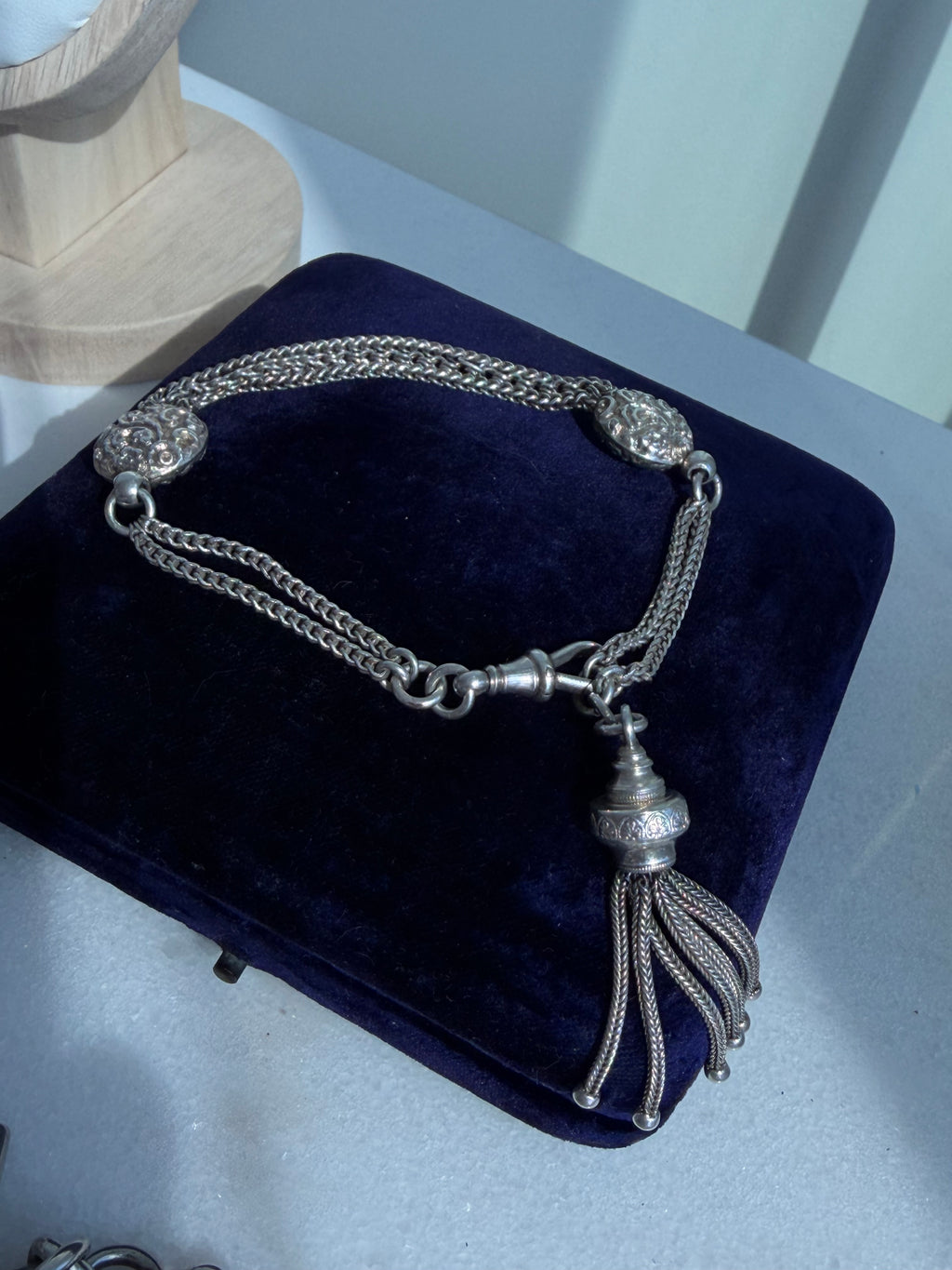 ANTIQUE SILVER ALBERTINA