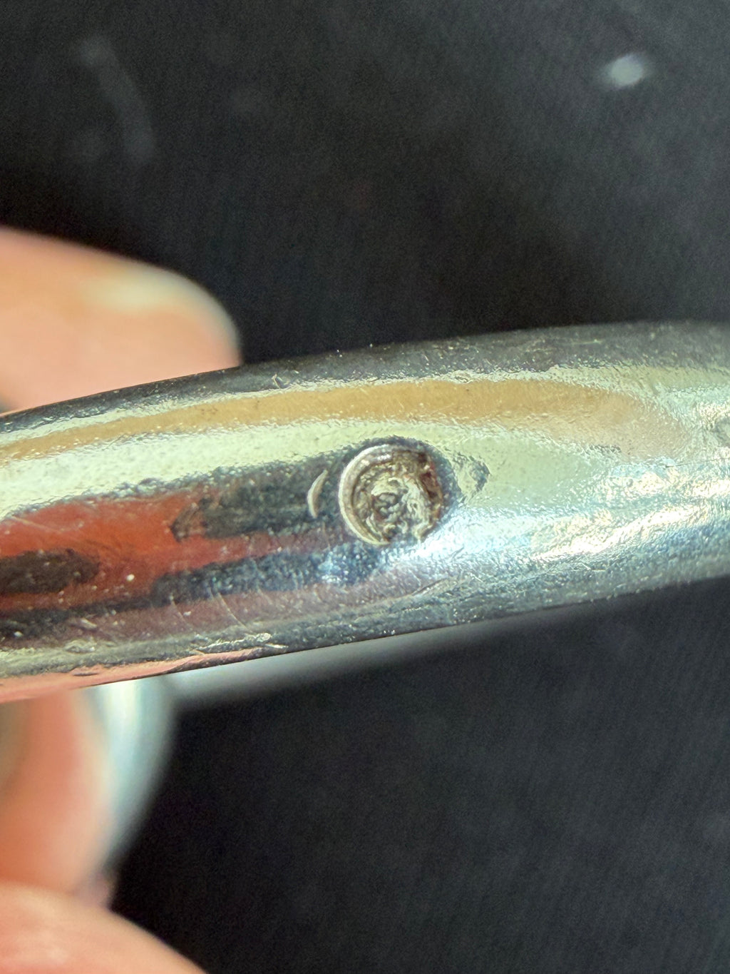 French Silver Mariner Heavy Mariner Bracelet Hallmarked