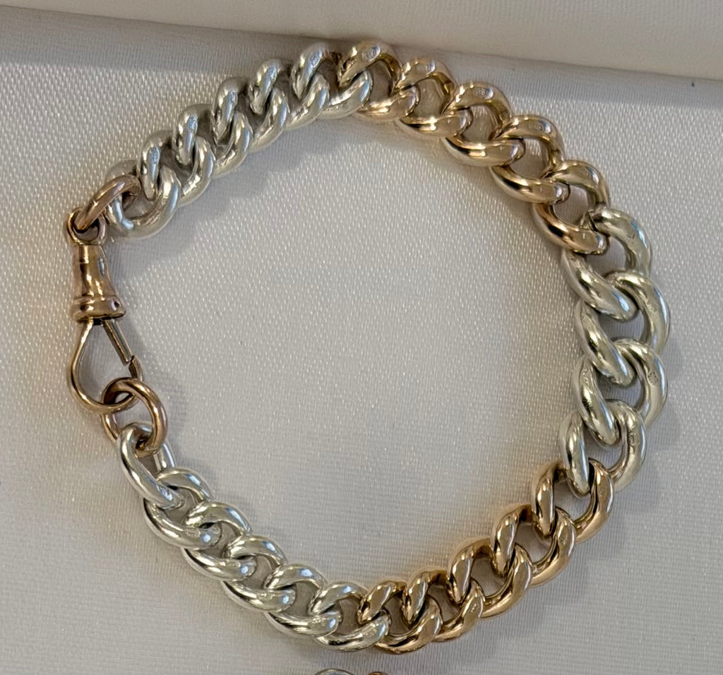 SILVER CENTER ZEBRA BRACELET