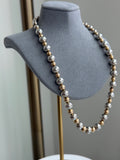VINTAGE STERLING SILVER GRADUATED BALL CHAIN