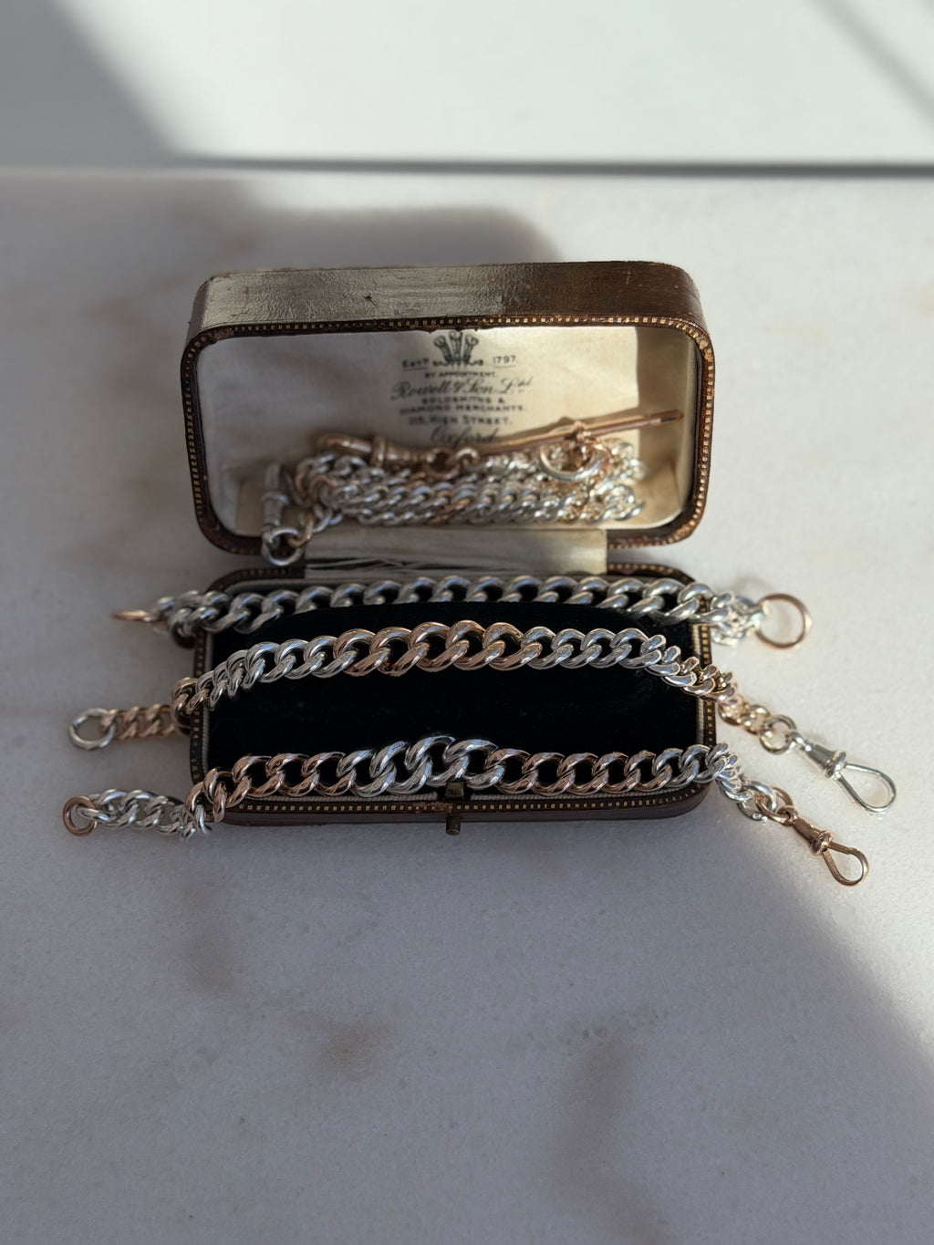 SILVER CENTER ZEBRA BRACELET