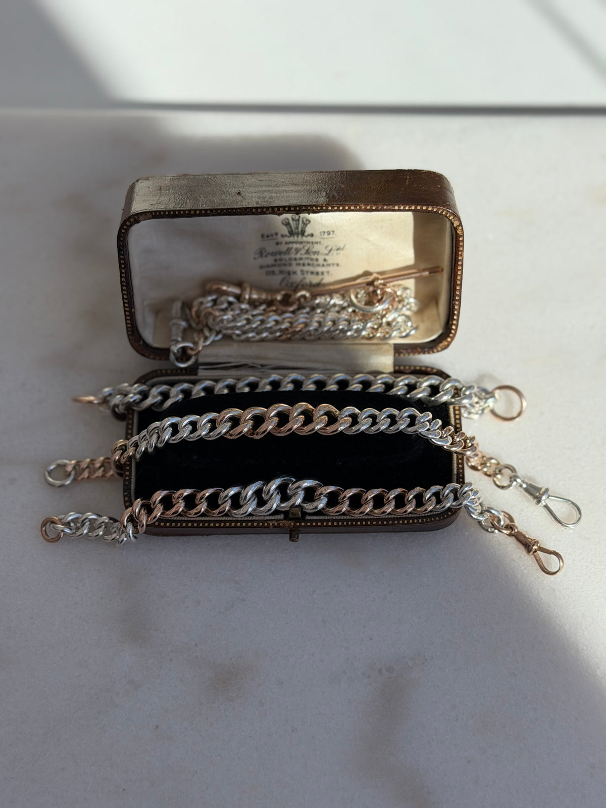 SILVER CENTER ZEBRA BRACELET