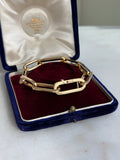 ROBERTO COIN 18K GOLD OVERSIZED LINK BRACELET