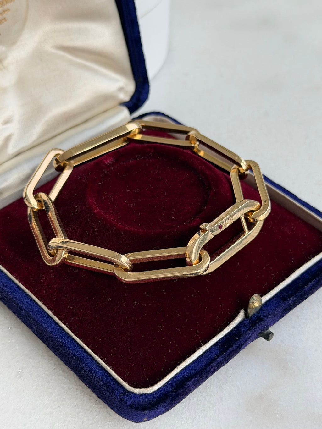 ROBERTO COIN 18K GOLD OVERSIZED LINK BRACELET