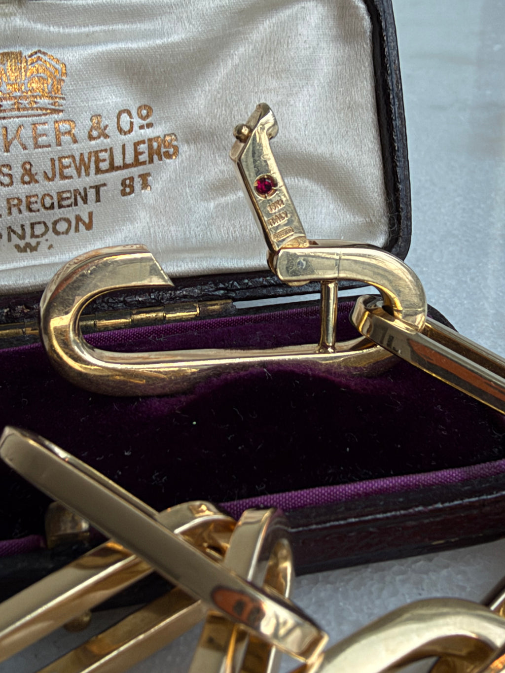 ROBERTO COIN 18K GOLD OVERSIZED LINK BRACELET