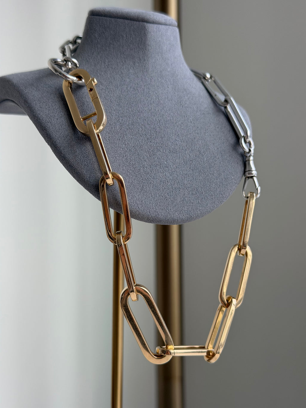 ROBERTO COIN 18K GOLD OVERSIZED LINK BRACELET