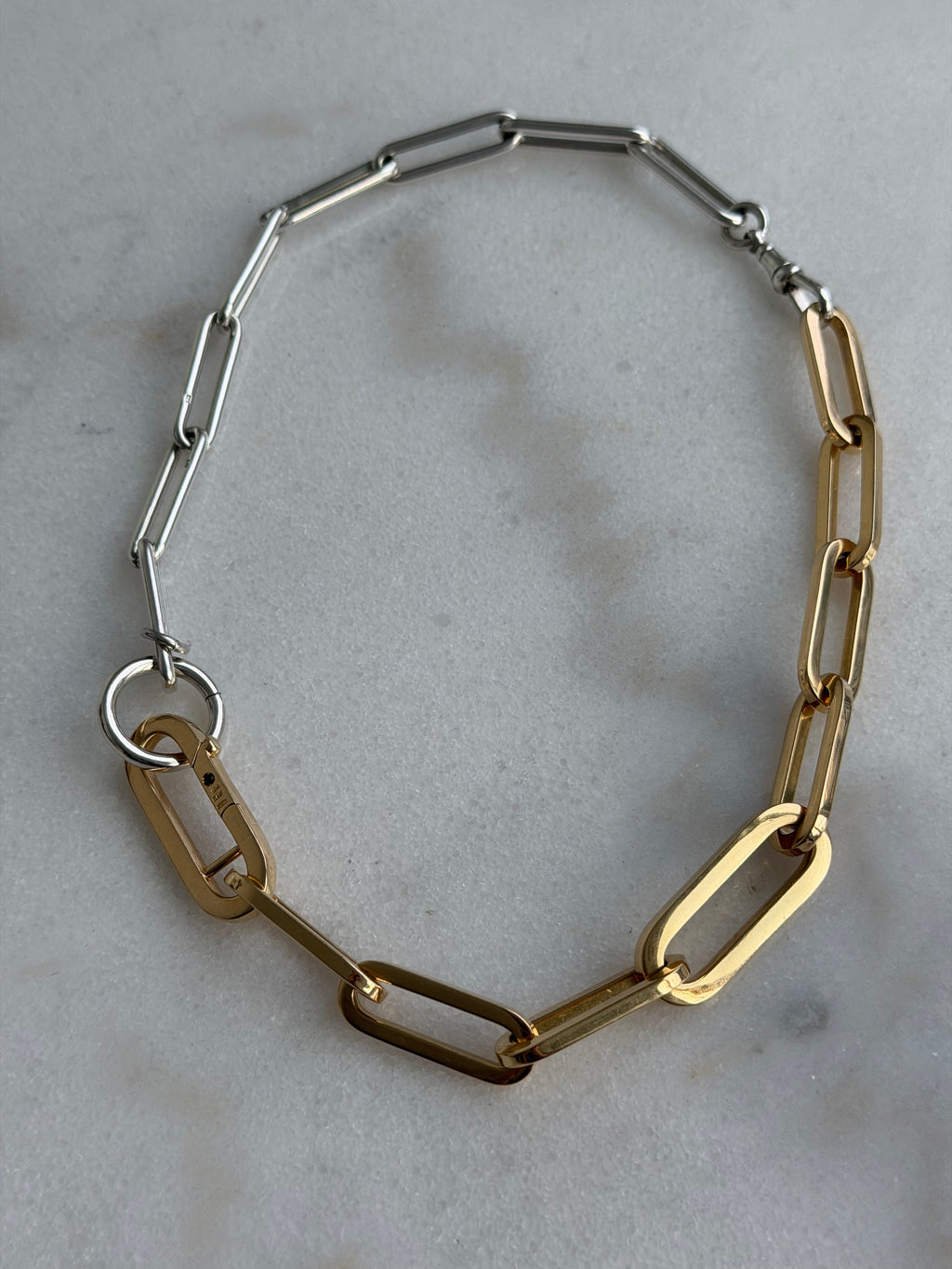ROBERTO COIN 18K GOLD OVERSIZED LINK BRACELET