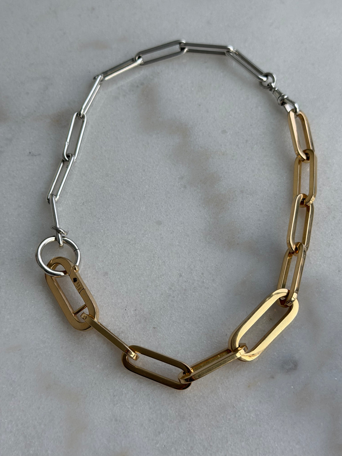 ROBERTO COIN 18K GOLD OVERSIZED LINK BRACELET