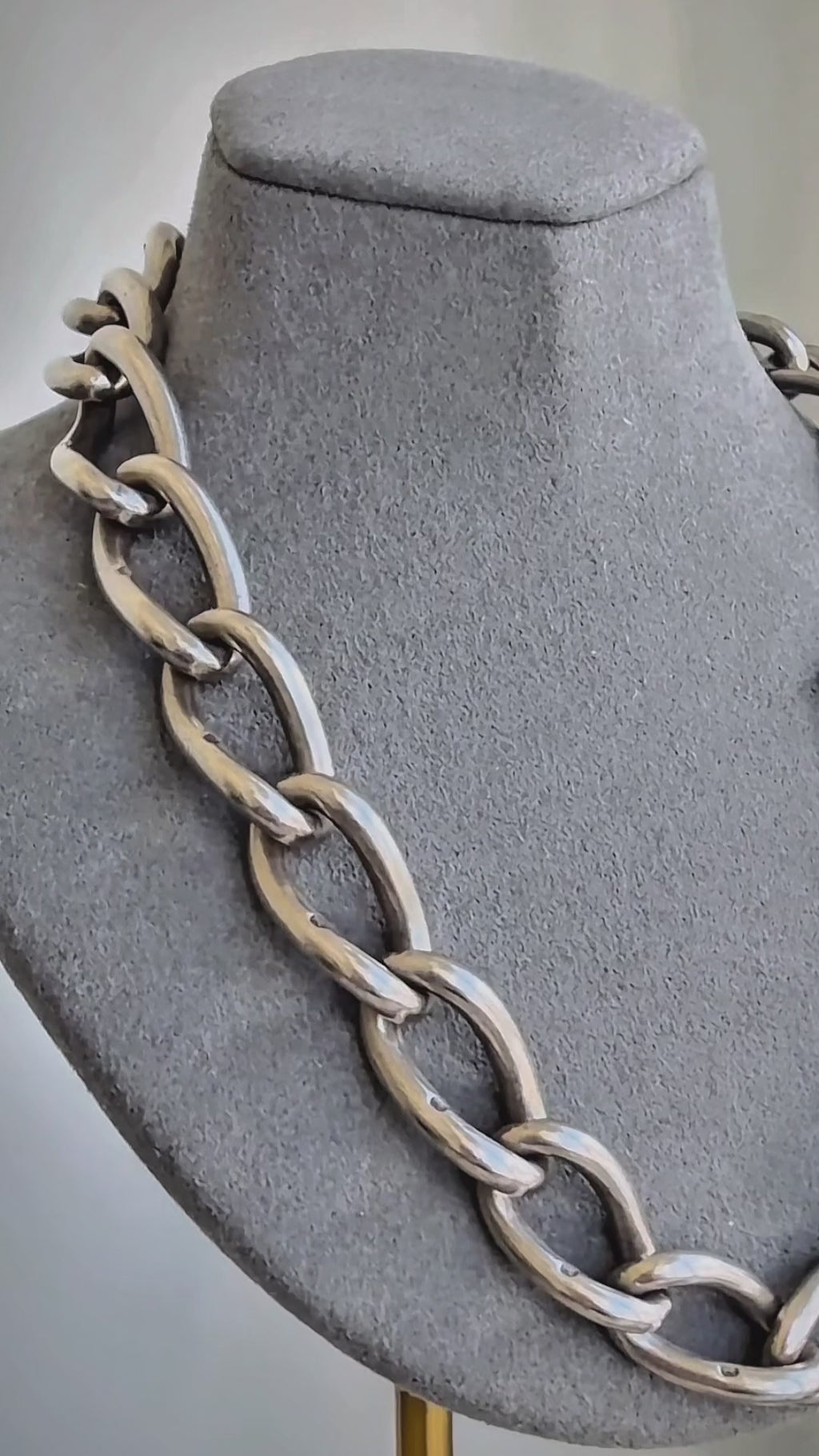 ANTIQUE 1914–15 STERLING SILVER ALBERT 15” chain & 14CT GOLD BOLT