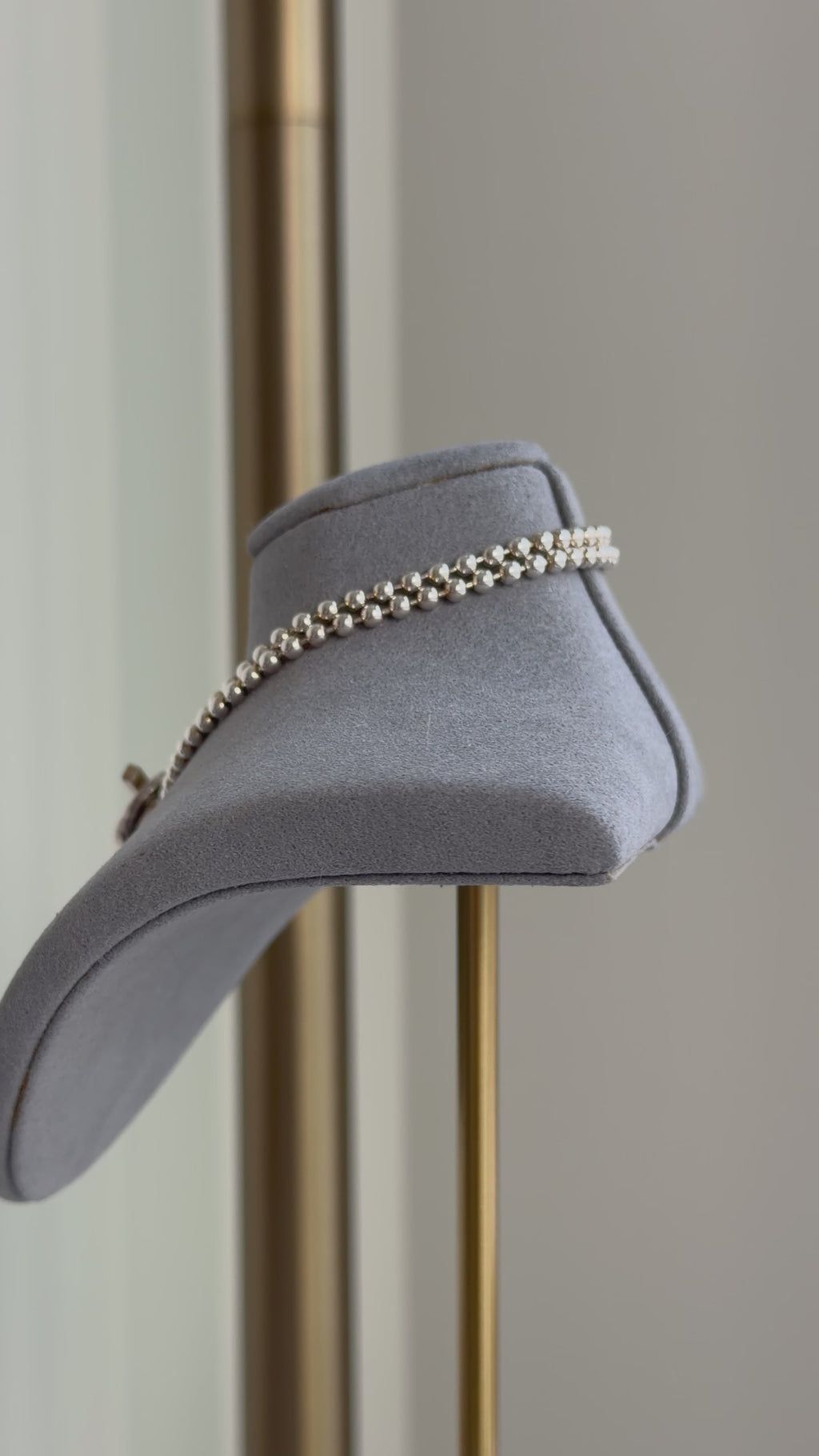 GUCCI STERLING SILVER BALL CHAIN