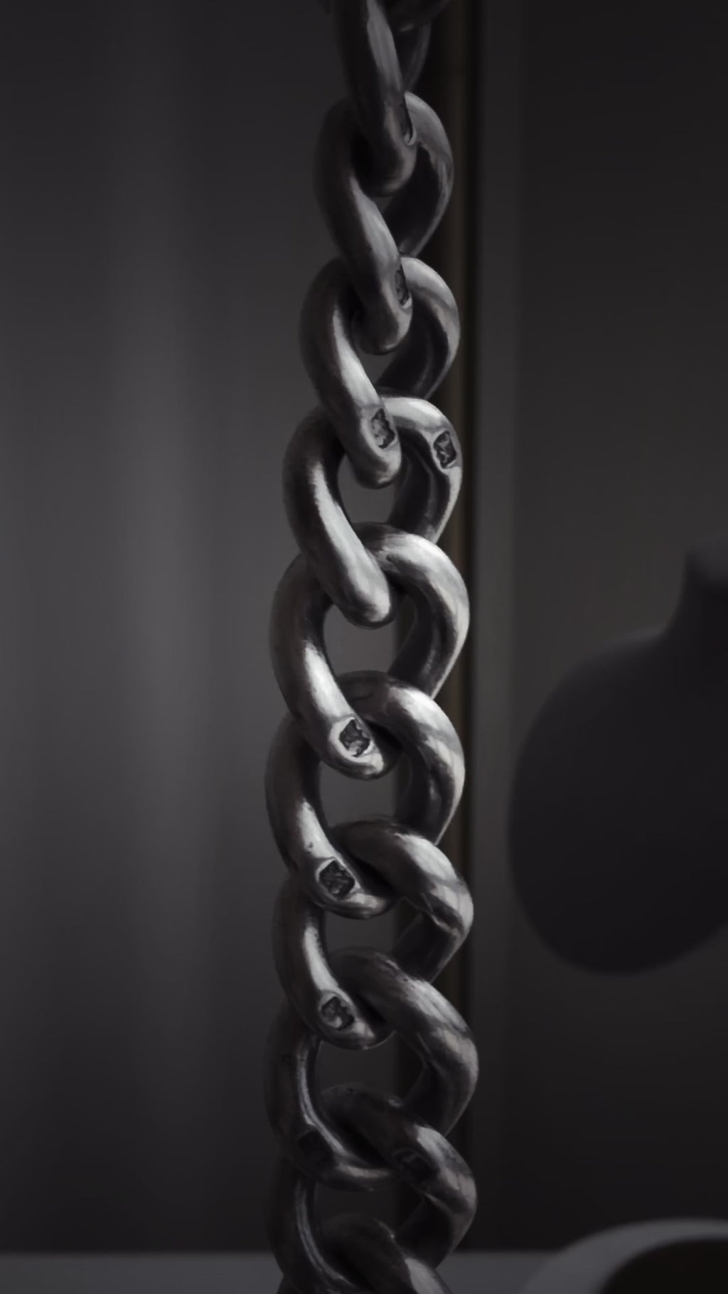 145g Antique Sterling Albert Chain