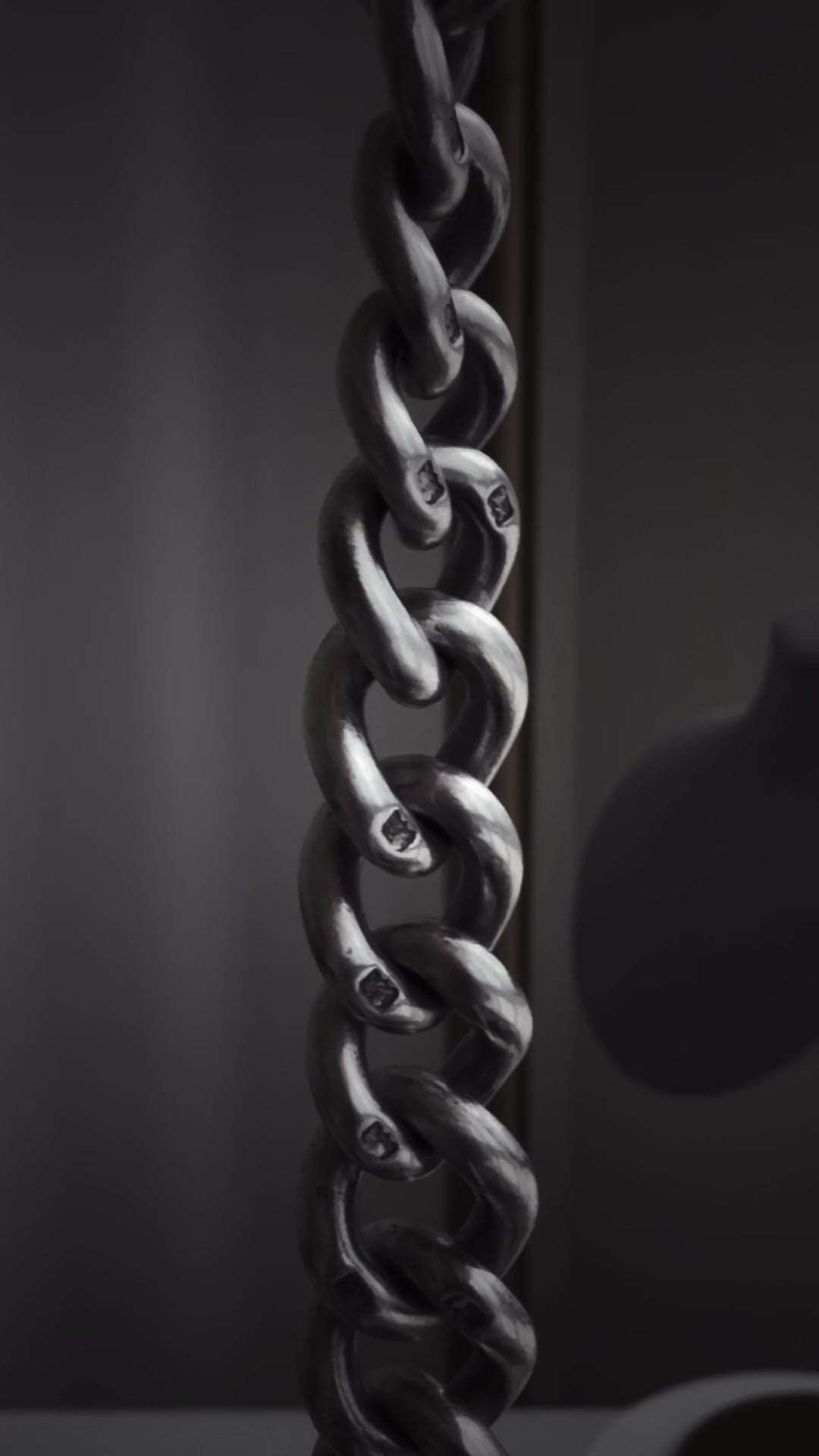 145g Antique Sterling Albert Chain
